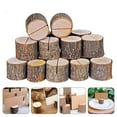 thumbnail image 4 of Zcyifa Photo Clips 25pcs Round Wood Holders Desktop Photo Stands Wedding Menu Clips (Assorted Color), 4 of 10