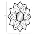 thumbnail image 3 of HOMCOM 31" x 31" Modern Round Wall Mirror for Living Room, Decorative Decor, 3 of 10
