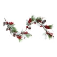 thumbnail image 3 of Northlight Frosted and Flocked Berries Christmas Garland - 5.5' x 7" - Unlit, 3 of 3