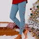 thumbnail image 1 of MKLEKYY Leggings deportivos para mujer, pantalones ajustados con estampado de copa roja de Navidad y verano para mujer, leggings deportivos de fitness con realce, pantalones de yoga, 1 of 3