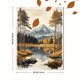 thumbnail image 3 of Qisvanset Framed Canvas Wall Art 12x16 Inch Vintage Psalm Landscape Apartment Gift Art, 3 of 5