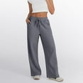 thumbnail image 5 of Soft Women's Sweatpants High Waist Wide Leg Comfortable Fit Including Pockets Suitable for Daily Activities, 5 of 9