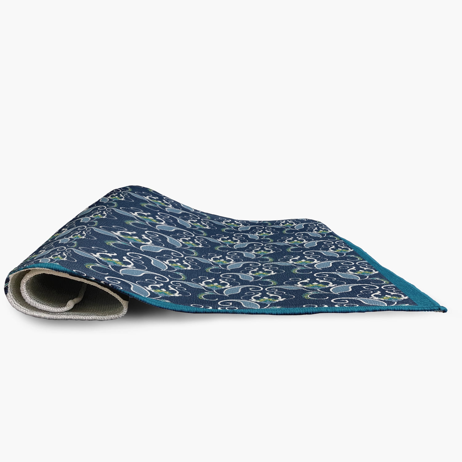 Simply Daisy 4' x 6' Unreal Teal West IndiesIndoor/outdoor Rug