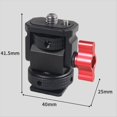 thumbnail image 2 of Cabezal de Trípode para Mini Monitor con Adaptador de Zapata Fría, Giratorio e Inclinable, para Flash de Relleno., 2 of 6
