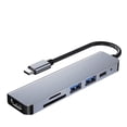 thumbnail image 1 of 4 / 8 In 1 USB 3.0 Hub For Laptop Adapter PC PD Char 8 Ports Dock Station Usb Multi-port Charging For Multiple Devices ,Multi-Device Charger, 1 of 6