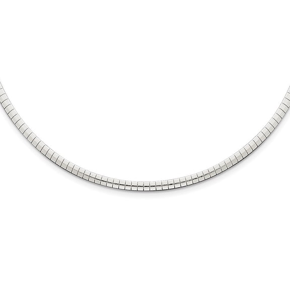 Sterling Silver 3mm Cubetto Necklace - 15.0 Grams - 18 Inch