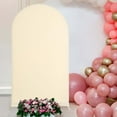thumbnail image 6 of Tachiuwa Wedding Arch Cover Arch Backdrop Cover Elastic Arch Stand Cover for Round Top for Photography Prop Bridal Shower Events Decor 220cmx120cm, 6 of 9