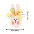 thumbnail image 2 of Easter Bunny Plush Easter Decor, Super Soft Easter Bunny Stuffed Animal Fun Easter Stuffed Bunny for Easter Decorations, Perfect Easter Basket Stuffers Easter Gifts for Friends, 2 of 5