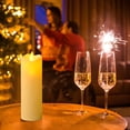 thumbnail image 3 of Electronic Candle Lights Wave Shape Glossy Simulation Candle Wedding Birthday Ambience Decorations, 3 of 8