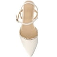 thumbnail image 5 of Journee Women's Martine SuperNatural Shades Buckle Pointed Toe Flats, 5 of 11