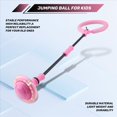 thumbnail image 4 of Bola Rosa para Saltar el Tobillo con Luces Intermitentes, Juguete Skip It para Niños en Interiores y Exteriores, Deportes con Pelota Oscilante Intermitente, 4 of 5