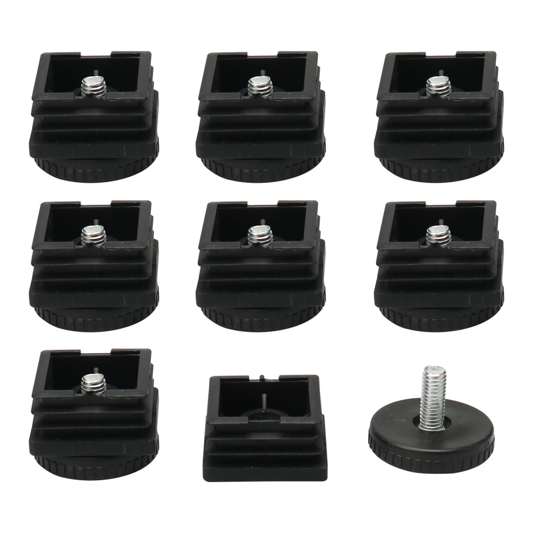 Office Furniture Table Adjustable Leg Base Tube Inserts Leveling Feet 8