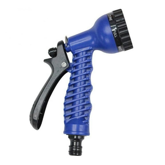 Garden Hose Pipe Spray Gun- Water Spray Gun Soft Grip Handle Multi Pattern Water Sprayer Watering Irrigation Garden Accessories (Color : Blue)