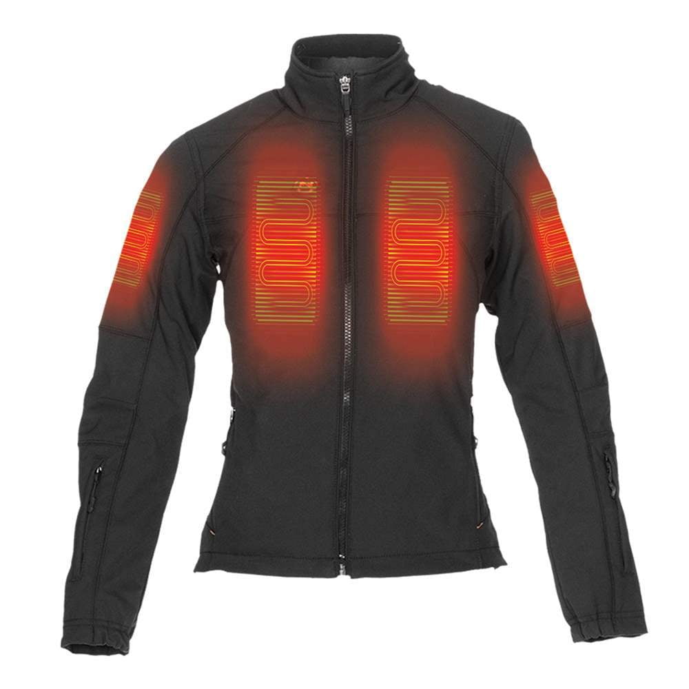 Mobile Warming Dual Power Women's Heated Jacket - 12 Volt XL / Black