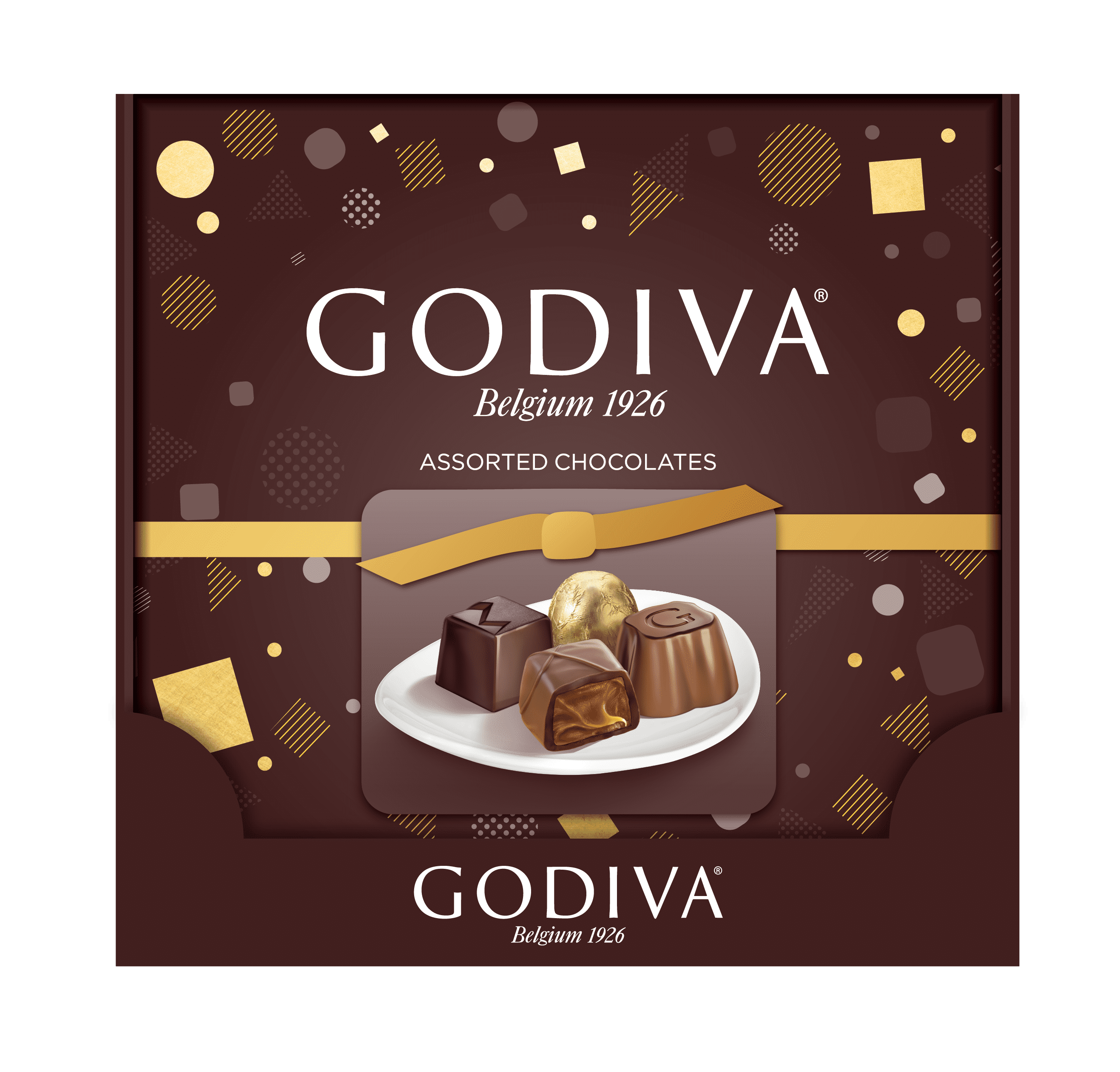 Godiva Assorted Milk Chocolate Gift Box, 3.9 Oz.