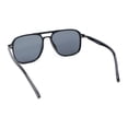 thumbnail image 4 of Mens Retro Classy Racer Tear Drop Mogul Luxury Sunglasses Shiny Black Gunmetal - Solid Black, 4 of 4