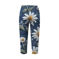 thumbnail image 2 of TaTaai Spring Faux Denim Print Yoga Pants for Women High Waist Tight Fit 3/4 Length Leggings Breathable Casual Workout Trousers for Daily Gift, 2 of 7
