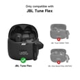 thumbnail image 5 of Suritch Protective Case for JBL Tune Flex Earbuds with Lid Lock, Carabiner, Cleaning Kit and Removal Tool, Black, 5 of 8