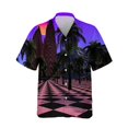 thumbnail image 5 of Camisas hawaianas de moda para hombre, camisas casuales de manga corta con botones hacia abajo para hombre, blusa de verano con estampado 3D, ropa de calle, 5 of 5