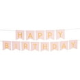 thumbnail image 2 of Pink And Gold Happy Birthday Garland, Party Decor, 2 Pieces, 2 of 2