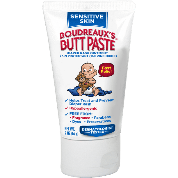 Boudreaux's Butt Paste Diaper Rash Ointment, For Sensitive Skin