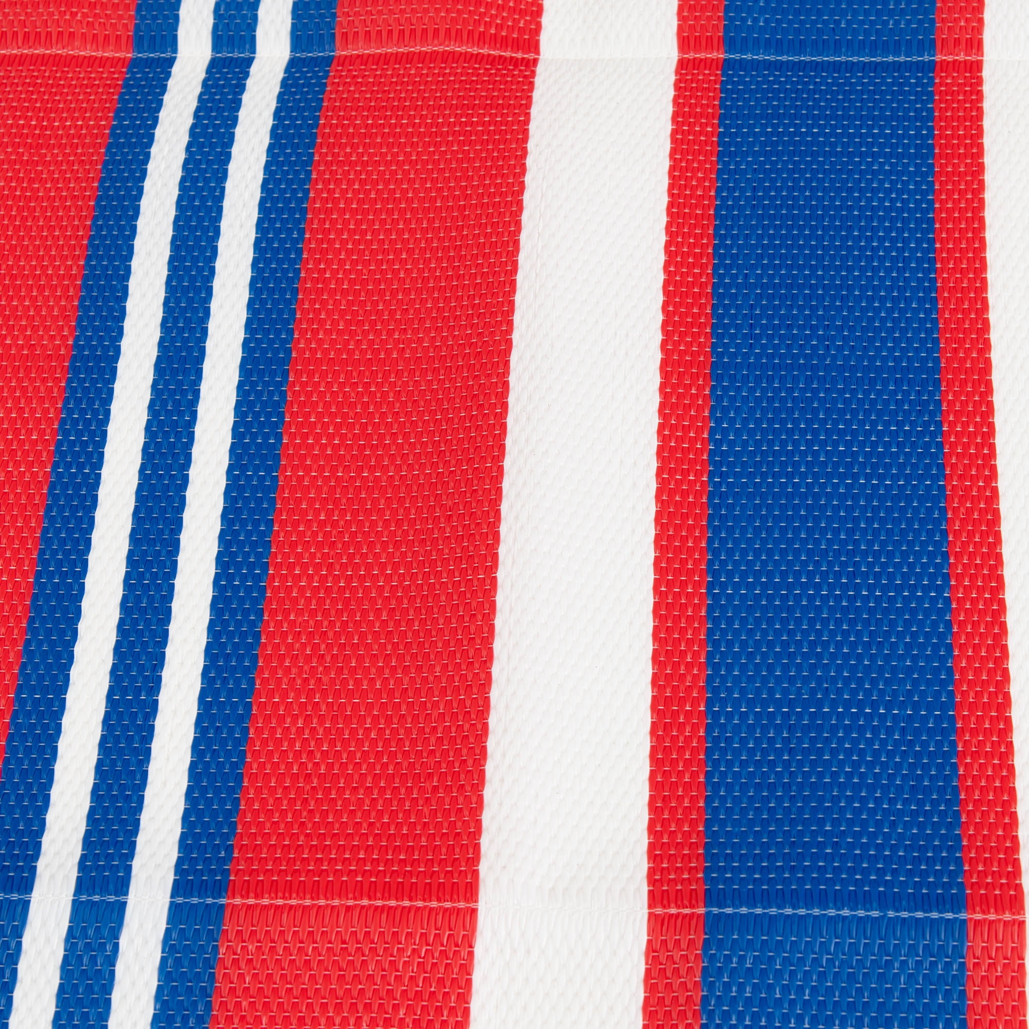 (3 pack) Mainstays 5 ft x 7 ft Red, White, and Blue Stripe Beach Mat