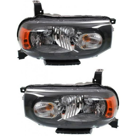 For Nissan Cube Headlight 2009 10 11 12 13 2014 Pair Driver and Passenger Side NI2502192 | 26060-1FC0B