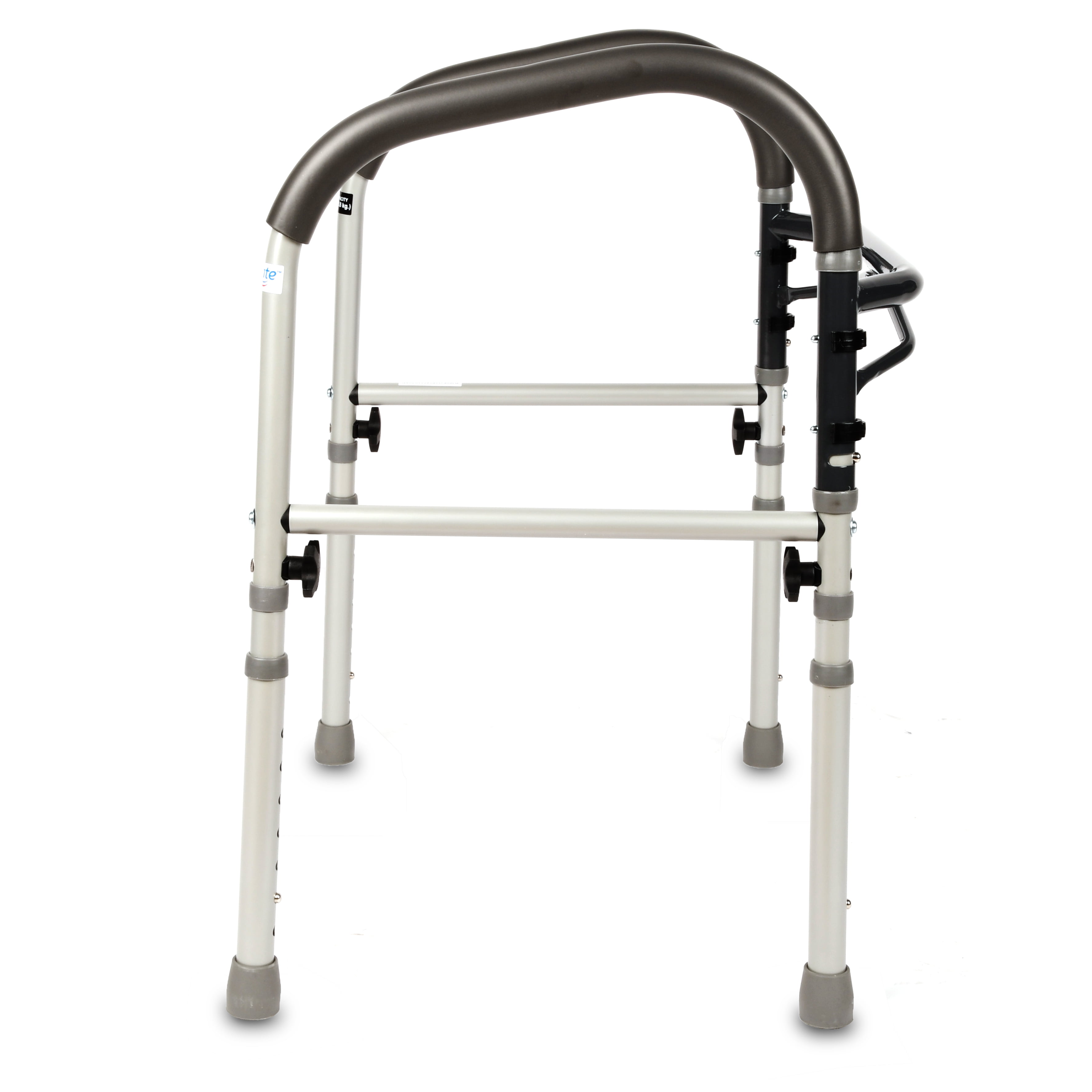 Equate Bathroom Toilet Safety Rails for Seniors and Disabled, Height Adjustable, 350 lb Capacity