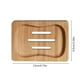 thumbnail image 3 of Jabonera de Madera Natural | Jabonera Autodrenante para Baño | Mantiene Las Pastillas de Jabón Limpias y Secas | Prolonga La Vida Del Jabón | Jabonera de Madera Hecha a Mano | Almacenamiento para Enc, 3 of 6