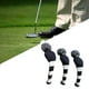 thumbnail image 1 of Golf Driver Head Cover Protector Antiarrugas Suave, Golf Headcover Set Pom Knitted Fairway Híbrido Portátil mbres Mujeres Adultos Amant Baoblaze Headcover del palo de golf, 1 of 8