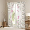 thumbnail image 3 of Castle Fairy Monogrammed Letter G Black Out Curtains for Teens Boys Girls,Kawaii Bow Curtains Pack Of 2 (42X63 Each),Chic Flower Rose Bedroom Curtains,Super Cozy Room Decor, 3 of 6