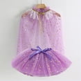 thumbnail image 2 of Wangkekeji Kids Girls Ballet Skirts Party Dance Skirt Holiday Party Lacing Cloak Set Mommy Blanket, 2 of 5