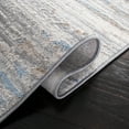 thumbnail image 6 of SAFAVIEH Lagoon Jarred Diamond Area Rug, Grey/Blue, 6'7" x 6'7" Square, 6 of 13