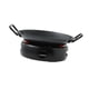 thumbnail image 4 of Plancha Sartén Wok Utensilios de Cocina Doble Asa Calentador Bandeja Seca Camping Shabu Caliente Negro, 4 of 9