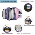 thumbnail image 3 of FORMRS Unisex School Backpack 17" Student Travel Bag with Laptop Compartment, Black Cat Walking, 3 of 7