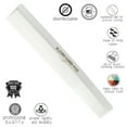 thumbnail image 4 of Allegro Combs #420 White Barber Cutting Comb Set, 12-Pack – 7-Inch Professional Stylist Combs, 4 of 6