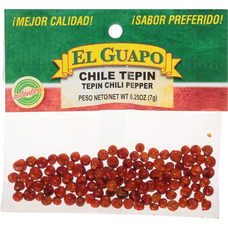 El Guapo Whole Tepin Chili Peppers (Chile Tepin Entero)