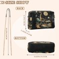 thumbnail image 4 of FORMRS Women Crossbody Purse with Chain Strap Vegan Leather Shoulder Handbag, Black Dinosaur, 4 of 7