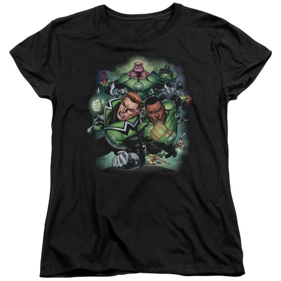 Green Lantern/Corps #1 S/S Women's T-Shirt Black