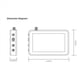 thumbnail image 5 of 2Conjunto Monitor para Dron FPV de 3 Pulgadas y 5,8 G, Pantalla Portátil de 40 Canales, Receptor FPV, Batería Incorporada para Dron RC FPV, 5 of 8