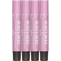 Burt's Bees Lip Balm, Moisturizing Lip Shimmer With Vitamin E & Coconut Oil, 100% Natural, Guava, 0.09 Ounce (4 Pack)