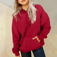 thumbnail image 2 of Towmus Hoodies for Girls 2025 Fall Trendy Plus Size Hooded Sweatshirt Athletic Jacket Lightweight Workout Sweatshirts Coats 1-14 Years, 2 of 8