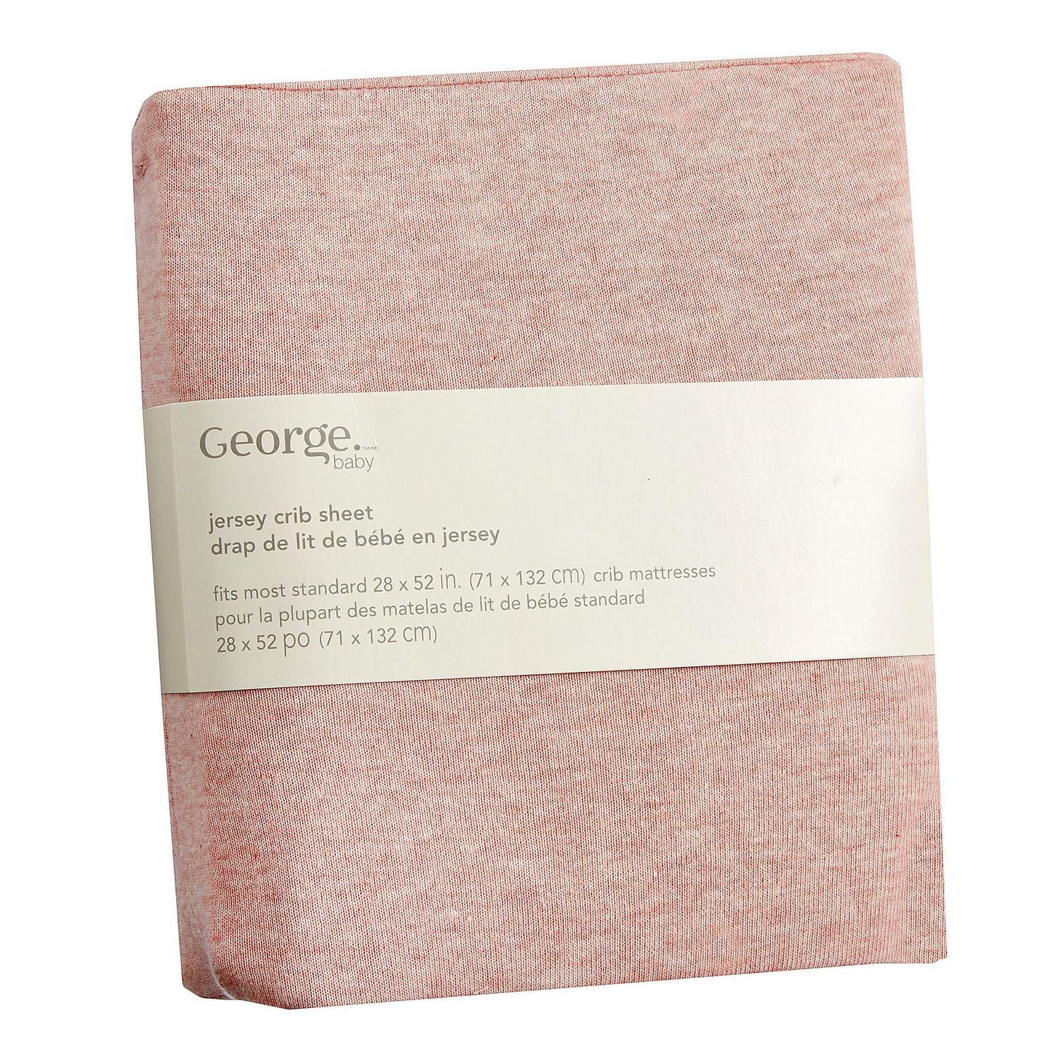 Drap de lit de bébé George Baby en jersey Tailles 28 x 52 po