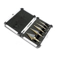 thumbnail image 2 of Pack Of 5 Step Drill Bit Set High-Speed Steel Drilling Bits Wood Metal Carpentry Craftsman Punching Hole Replaceable Hand Tools, 2 of 10