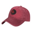 thumbnail image 3 of ZICANCN Graffiti Casquette de Baseball Ajustable Fleurs Rouges Femmes, Chapeaux pour Hommes Adulte Coton Denim Lavé Casquettes de Baseball Mode Rouge, 3 of 6