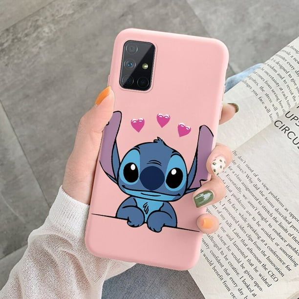 Funda de teléfono para Samsung Galaxy A51 A71 4G 5G, carcasa trasera con dibujos animados, Stitch Love, Funda de silicona suave para Galaxy ya51 A 71 Coque Fivean unisex