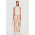 thumbnail image 2 of Women's Acid Wash Straight Leg Utility Jeans, 2 of 5