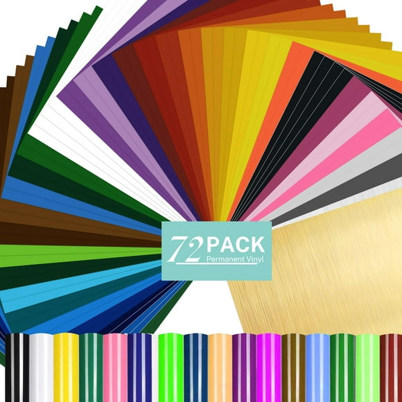 Vinilo adhesivo permanente HAWERSI para Cricut Joy Xtra 74 hojas