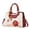 Watermelon Red, variant on Otqutp Leather Tote Bag Women Shoulder Bag College Tote Leather Handbag Work Tote Bag Purse for Casual Traveling Hiking(Watermelon Red,One Size)