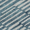 thumbnail image 3 of HomeRoots 673017 8 x 10 ft. Teal & Beige Abstract Geometric Washable Machine Made Rectangle Area Rug with UV Protection, 3 of 9